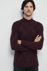 MEDICINE pulóver férfi, bordó, félgarbó nyakú - burgundia XL