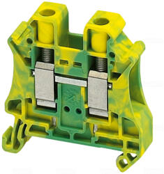 Schneider Electric NSYTRV102PE Csavaros egyszintes földelőkapocs 1x1 csatlakozás 10, 2 mm 10 mm2 zöld-sárga 76A-es Schneider (TRV102PE)