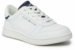 Tommy Hilfiger Sportcipők Tommy Hilfiger Low Cut Lace-Up Sneaker T3X9-33349-1355 S White/Blue X336 36