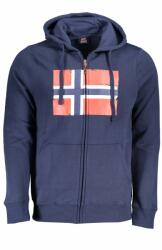 Norway Hanorac barbati cu fermoar si imprimeu cu logo bleumarin (FI-129444_BLNAVY_M)