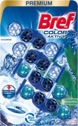 Bref Color Aktiv Chlorine/Eucalyptus WC frissítő 4 x 50 g (200 g)
