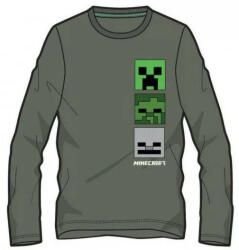Fashion UK Minecraft gyerek hosszú ujjú póló szürke creeper 6 év (85FKC54793B6)