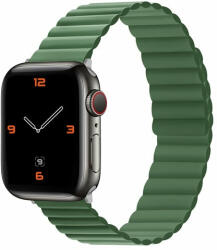 Phoner Rever Apple Watch forgatható mágneses szilikon szíj, 49/45/44/42mm, M/L, zöld (72513)