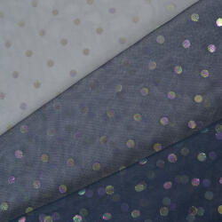 Takoy Sötétkék színű tüll metál pöttyökkel