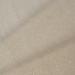 Takoy Alkalmi csillogós tüll bézs színű