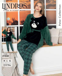 LINDROS Pijama dama cocolino, verde