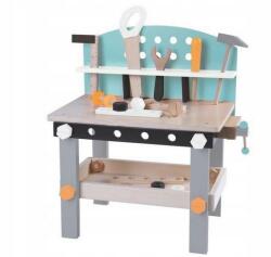 Eco Toys Banc de lucru din lemn 32 piese Ecotoys (edi1176N) - orasuljucariilor Set bricolaj copii