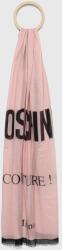 Moschino sál selyemkeverékből rózsaszín, mintás, M2883 E3125 - rózsaszín Univerzális méret