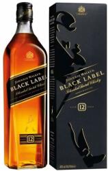 Johnnie Walker Black Label whisky + díszdoboz (0, 7l - 40%)