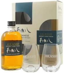 Akashi Blended Sherry Cask Finish whisky + díszdoboz, pohár (0, 5l - 40%)