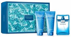 Versace Man Eau Fraiche Set cadou, apă de toaletă 50ml + Gel de duș 50ml + aftershave 50ml, Bărbați