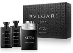Bvlgari Set cadou Bvlgari Man Black Cologne, apa de toaleta 100ml + aftershave 75ml + gel de dus 75ml + punga cosmetica, Bărbați