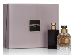 Valentino Valentino Uomo Set cadou, Apă de toaletă 100ml + Gel de dus 100ml, Bărbați