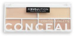 Revolution Relove Conceal Me Concealer & Contour Palette konturovací paletka 11, 2 g pentru femei Fair