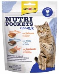 GimCat Nutri Pockets Sea Mix 150 g recompensa cu peste pentru pisici