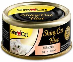 GimCat Shiny Cat Filet Chicken in Bulion 70 g hrana umeda pisica, pui in sos