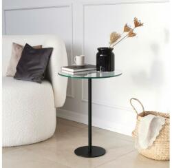 Asir Kisasztal SOCIAL 50x40 cm fekete/átlátszó 552NOS1434 (AS1554)