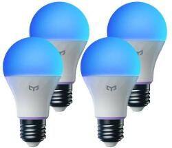 Yeelight Bec LED inteligent W4 Wi-Fi/Bluetooth E27 color (YLQPD-0011) 4 pc(s) (YLQPD-0011-4pc)