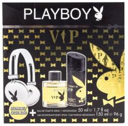 Playboy VIP for man SET: edt 100ml + Deo spray 150ml + Slúchadlá férfi parfüm