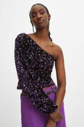 MEDICINE bluza femei, culoarea violet, cu imprimeu ZBYX-BKDA01_44X