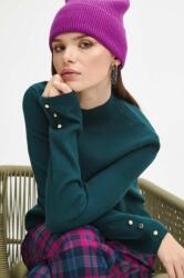 MEDICINE pulover femei, culoarea turcoaz, cu turtleneck ZBYX-SWD0A2_69X