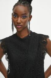 MEDICINE bluza femei, culoarea negru, cu imprimeu ZBYX-BKDA00_99X