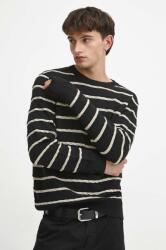MEDICINE pulover de bumbac barbati, culoarea negru, light ZBYX-SWM901_99A