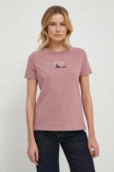 Medicine tricou din bumbac femei, culoarea roz ZBYX-TSDA82_34X