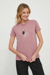 Medicine tricou din bumbac femei, culoarea roz ZBYX-TSDA83_34X