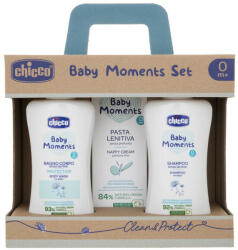 Chicco - Set cadou de cosmetice Baby Moments 0m+ pentru bebeluși (01062.00)