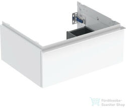 Geberit iCON 59, 2x47, 6x24, 7 cm-es 1 fiókos alsószekrény krómozott fogantyúval, fényes fehér 502.310. 01.2 (502310012)