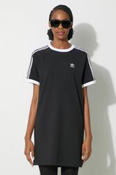 Adidas ruha 3-Stripes Raglan fekete, mini, oversize, IU2534 - fekete M