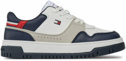 Tommy Hilfiger Sneakers Tommy Hilfiger Low Cut Lace-Up Sneaker T3X9-33368-1355 S White/Blue/Red Y003