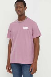 Levi's t-shirt rózsaszín, férfi, nyomott mintás - rózsaszín M