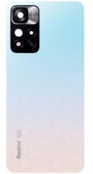 Xiaomi Redmi Note 11 Pro+ 5G akkufedél (hátlap) kamera lencsével és ragasztóval, kék (service pack, 56000CK16U00)