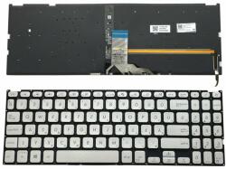 ASUS VivoBook 15 A509FA A509FB F509FA F509FB K509FA R509FA R524FA S509FA series 0KNB0-560NHU00 háttérvilágítással (backlit) gyári ezüst magyar (HU) laptop/notebook billentyűzet