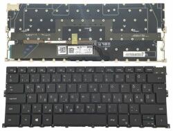 Dell XPS 13 9300 9310 series 0RV8PG RV8PG háttérvilágítással (backlit) magyar (HU) fekete laptop/notebook billentyűzet gyári
