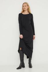 Bruuns Bazaar ruha fekete, maxi, testhezálló - fekete XS - answear - 41 990 Ft
