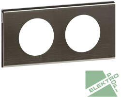 Legrand 069032 Céliane 2-es keret, sötét nikkel # (69032)