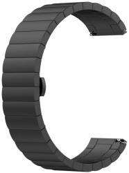Techsuit Bratara Techsuit W012 Samsung Galaxy Watch 4 5 Active 2, Huawei Watch GT 3 (42mm) GT 3 Pro (43mm) 20mm negru