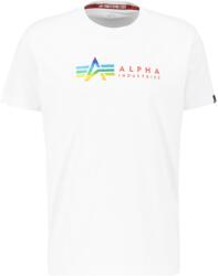 Alpha Industries Alpha Label T Metal - white/metal red