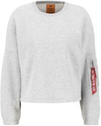 Alpha Industries X-Fit Label OS Sweater Woman - greyheather