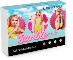 Perfect Nails Barbie Nails Gél Lakk Szett 4x4 ml