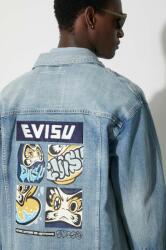 Evisu farmerdzseki férfi, átmeneti, oversize - kék L