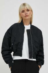 Calvin Klein Jeans bomber dzseki női, fekete, átmeneti - fekete L