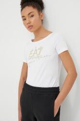 EA7 Emporio Armani t-shirt női, fehér - fehér S - answear - 18 990 Ft