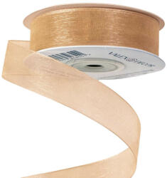 Valex Decor Organza szalag 20mm x 20m - Bézses arany (P20-12)