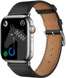  Hoco Original bőrszíj Apple Watch-hoz 38/40/41mm WA17 - Fekete (WA1738-01)