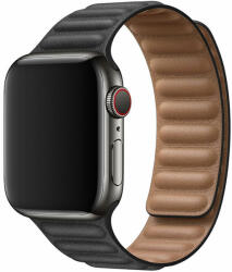 Apple Watch 38/40/41 mm újgenerációs mágneses bőr fekete (IWMB311)
