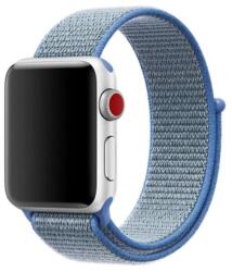 Apple Watchra 38/40/41 mm nylon szövet szíj - Kék (IWNY307)